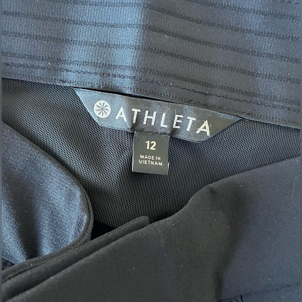 Athleta Women’s Black Mid-Rise Wander Stash Skinny Pants S/353676-02  SIZE 12 - Picture 8 of 10